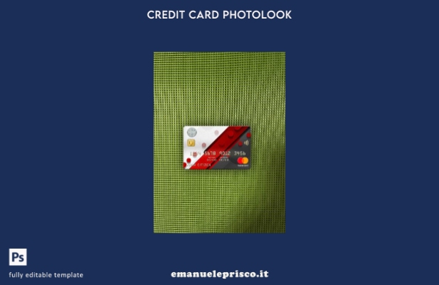 modello frontale photolook mastercard della Banca Centrale della Liberia in stil